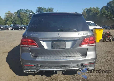 2019 Mercedes-Benz Gle 63 Amg-S 4Matic z USA, uszkodzony, nr VIN 4JGDA7FBXKB198511